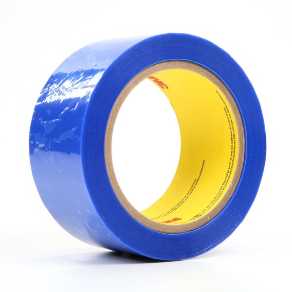 Film Tape, Polyester, Blue, 2In x 72Yd, PK24