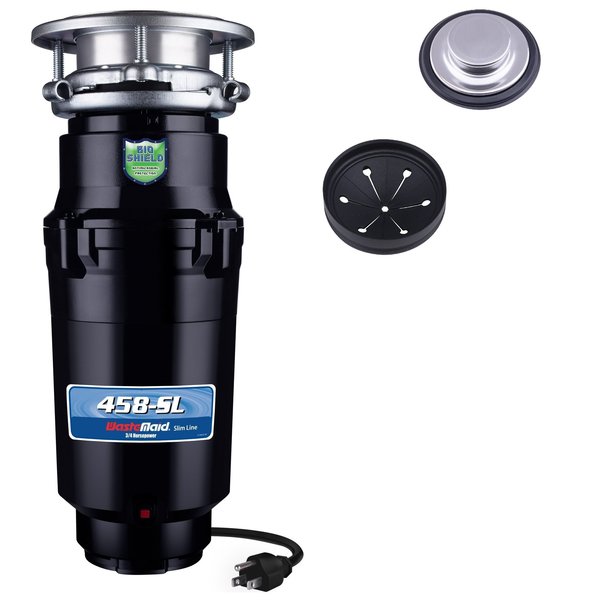 3/4 HP Compact Slim Garbage Disposal Anti-Jam and Corrosion Proof with Odor Protection