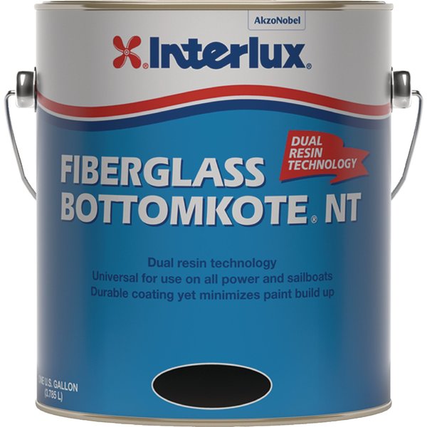 Interlux YBB379G Fiberglass Bottomkote NT Bottom Paint,  Black Gal.