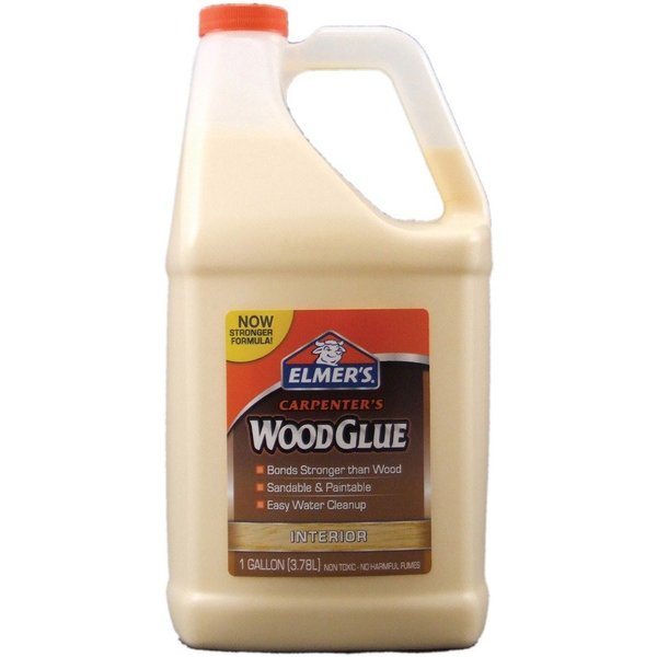 Wood Glue,  Liquid,  f/Indoor Use,  1 Gallon,  Tan
