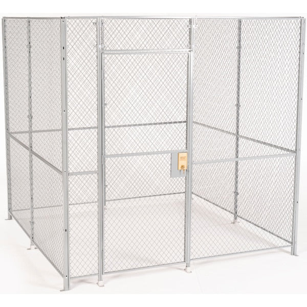 4 Wall,  Wire Partition Cage,  16 X 16,  8Ft High,  No Top