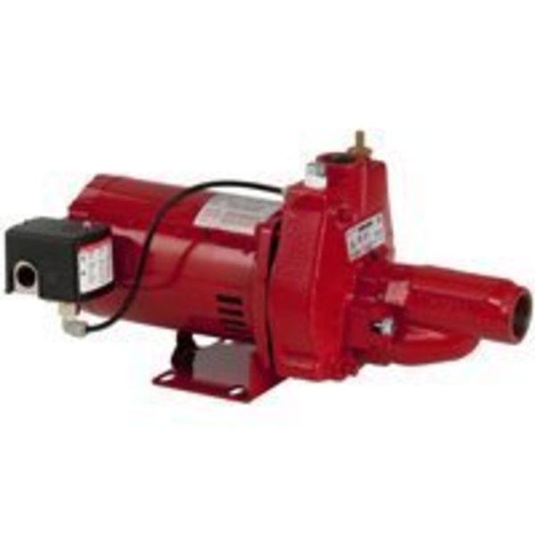 602136/RJC-50 Jet Pump with Injector,  115/230 V,  14.4 A,  1-1/4 in Suction,  1 in Discharge FNPT