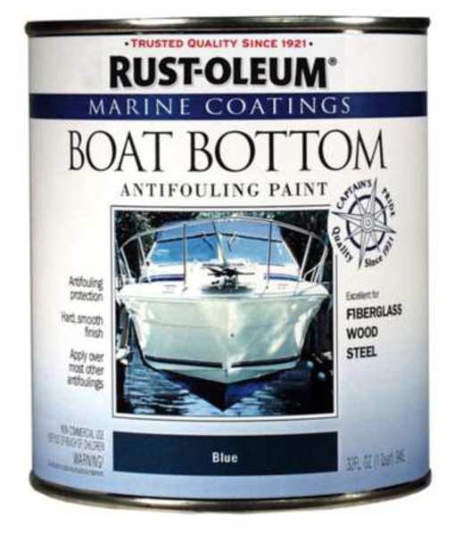 Boat Bottom Antifouling Paint, Blue, Alkyd
