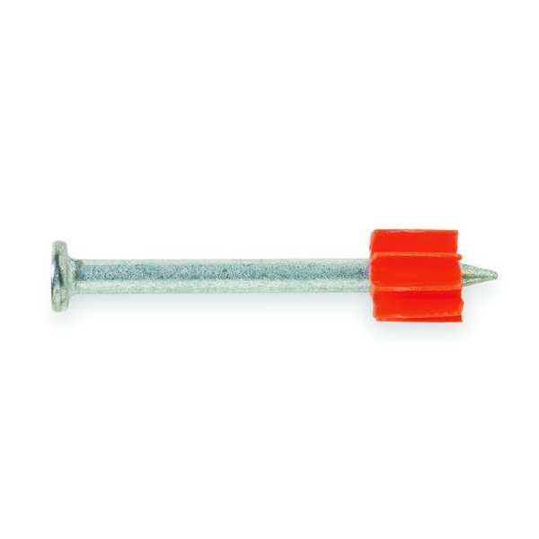 Fastener Pin, 1 1/4 In, Powder Tool, PK100