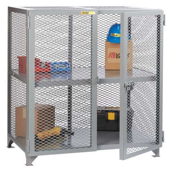 Bulk Storage Locker,  49 in W,  33 in D,  53 in H,  1 Shelves,  2 Doors,  Steel,  Assembled