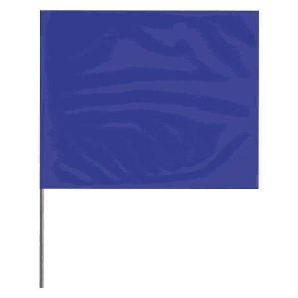 Marking Flag, Blue, Blank, PVC, PK100