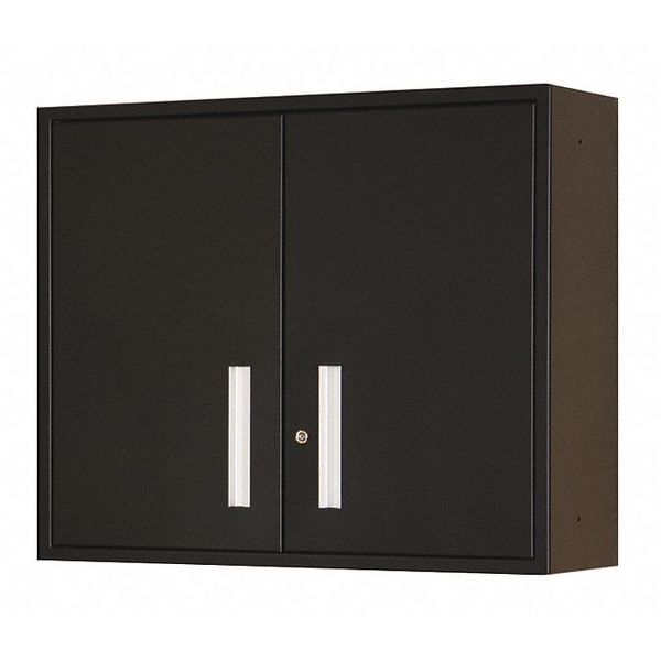 Wall Cabinet, 30" H, 36" W, Charcoal Gray