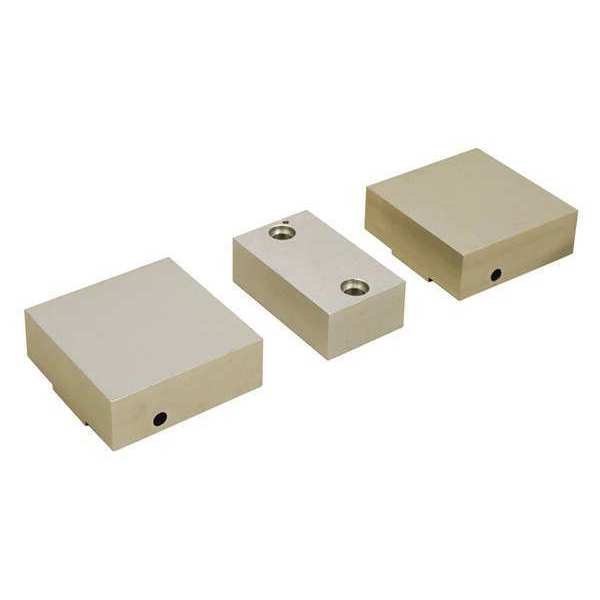 Wide Aluminum Jaw Set, 4 in., Machinable