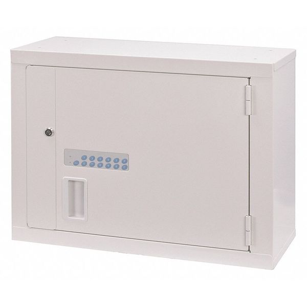 High Security Narcotics Cabinet w/Electric Lock 1-Fixed,  1-Adjust Shelf