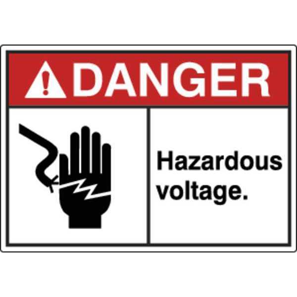 Label, Danger Hazardous Voltage, PK5