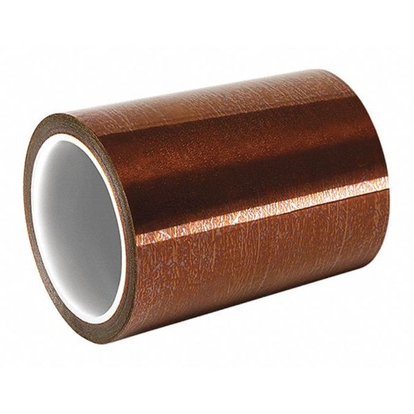 Film Tape, Polyimide, Amber, 4 In. x 5 Yd.