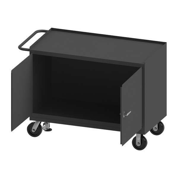 Mobile Bench Cabinet,  steel top,  work surface,  2 Doors