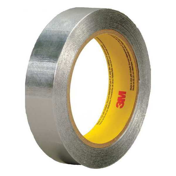 Foil Tape, Silver, Aluminum, 60 yd. L, PK36