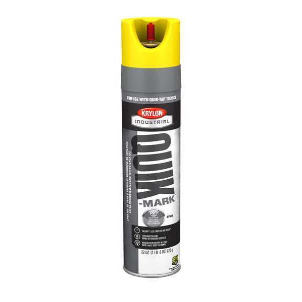 Inverted Marking Paint,  25 oz.,  Safety Yellow,  Solvent -Based