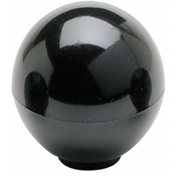 Ball Knob,  1/2-13 Thread Size,  1.34"L,  Blind Tap