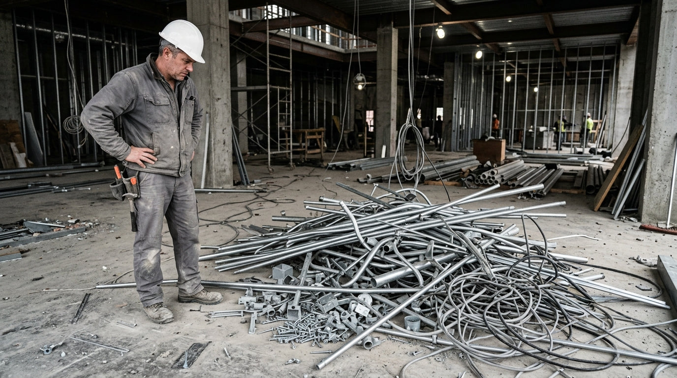 Why Professional-Grade Supplies Racks Are the Secret to Jobsite Profitability