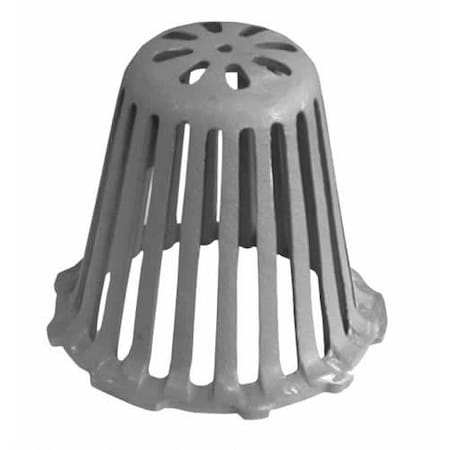 Round Roof Drain, cast iron, 3", No-Hub