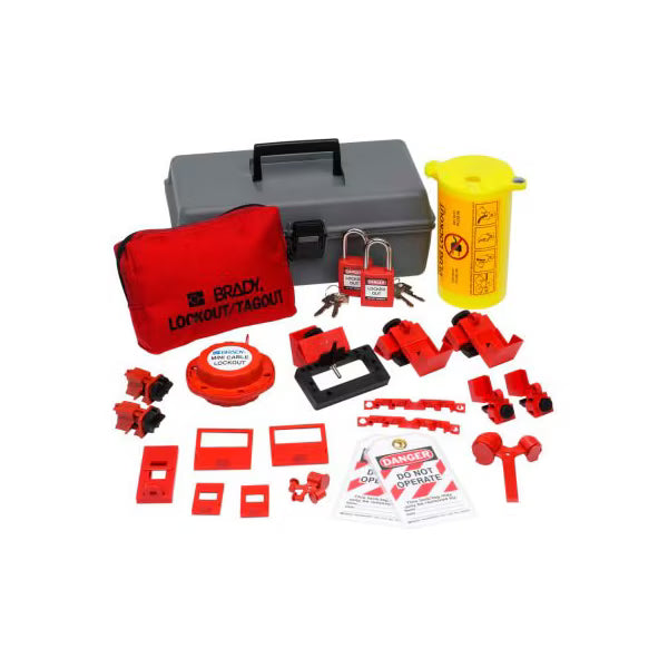 Brady® Electrical Toolbox Lockout Kit w/Safety Padlocks, 99312