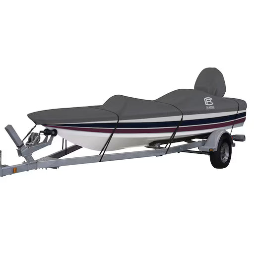 StormPro Heavy Duty Outboard Ski-Boat Cover, 17 ft 6 in - 18 ft 6 in L
