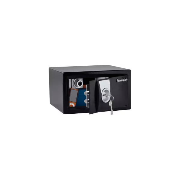 SentrySafe Security Safe X031 - 11-3/8"W x 10-3/8"D x 6-5/8"H, Black