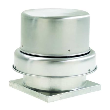 Downblast Vent,Direct Drive,16-3/4 In