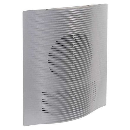 Recessed Electric Wall-Mount Heater, Recessed or Surface, 1800 to 4800 W, 208V AC, Aluminum