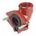 Elbow, 90 discharge, C.I. w/ gasket