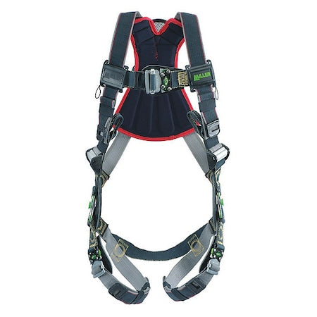 Revolution(R) Arc-Flash Rated Full Body Harness, L/XL, 400 lb., Quick-Connect Chest/ Back D-Ring
