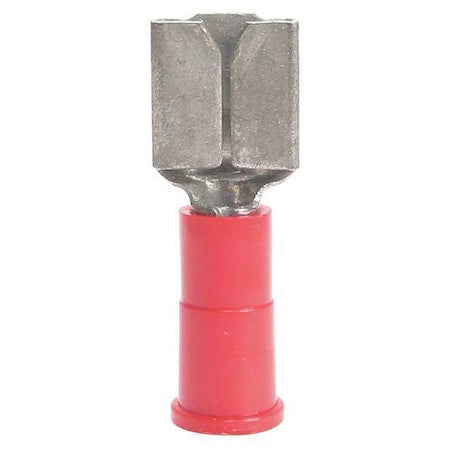 Female Disconnect, Red, 22-18AWG, PK25
