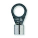 Ring Terminal, #10 Stud Size, 18 AWG, 600 V, Bare Insulated, Bare, Crimp Termination Only, 1000 PK