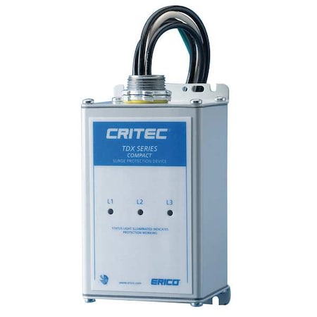 Surge Protection Device, 3 Phase, 277/480V, 4 Poles, 4 Wires + Ground