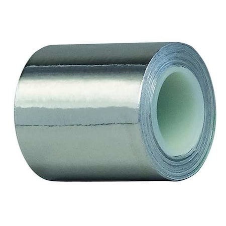 Foil Tape, Aluminum, Silver, 5 yd L, 6 in W