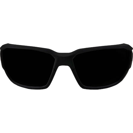 Dawson, Safety Glasses, Uncoated, Smoke Lens, Black Frame, Full-Frame