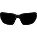 Dawson, Safety Glasses, Uncoated, Smoke Lens, Black Frame, Full-Frame