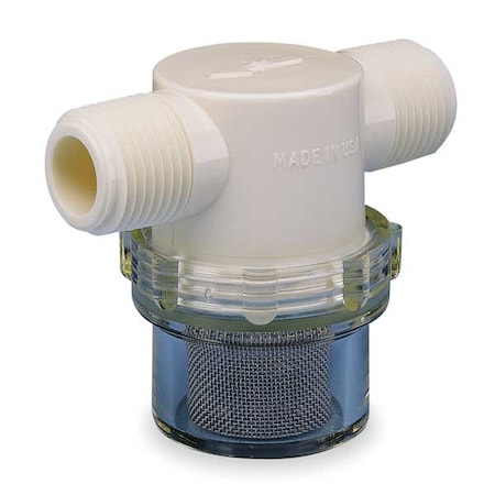 Line Strainer,Low Profile,3/8",MNPT