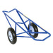 Blue Rug Dolly Fully Pneumatic Wheels 500 lb Capacity 61 x 26 x 20