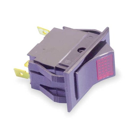 Lighted Rocker Switch,SPST,3 Connections