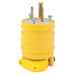 Straight Blade Plug, 5-15P, 15 A, 125V AC, 2 Pole, Screw Terminals, Grounded