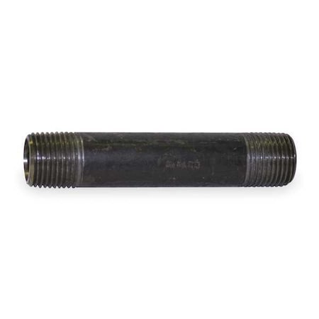 1/4" x 3" Black Pipe Nipple Sch 80