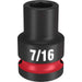 7/16 in. SHOCKWAVE Impact Duty 1/2 in. Drive Standard 6 Point Impact Socket