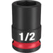 1/2 in. SHOCKWAVE Impact Duty 3/8 in. Drive Standard 6 Point Impact Socket
