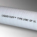 Liquid-Tight Flex Metal Conduit, 3 in Trade Size, 25 ft, 9-1/2 in Bend, Steel, Gray