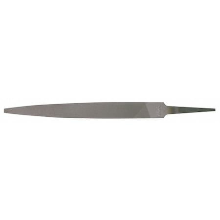 4" Flat Double/Single Cut Warding Smooth File