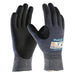 Cut-Resistant Gloves, Cut Level A3 ,Double Dipped ,Foam Nitrile ,Dotted ,M 12 PK