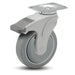 4" X 1-1/4" Non-Marking Rubber Thermoplastic Swivel Caster, Directional Lock, Loads Up To 240 lb