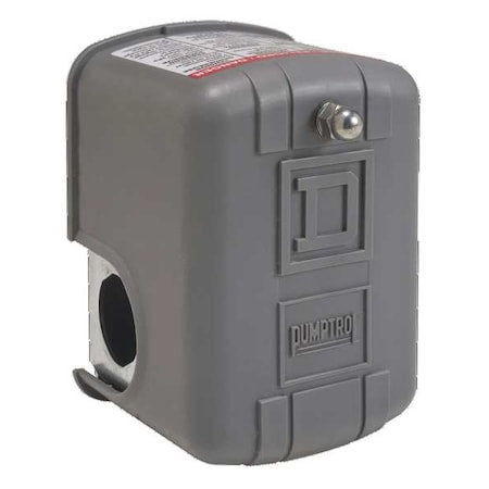 Pressure Switch, Standard, DPST, 1 Ports, 1/4" FNPS, 5 to 80 psi Range, Polypropylene