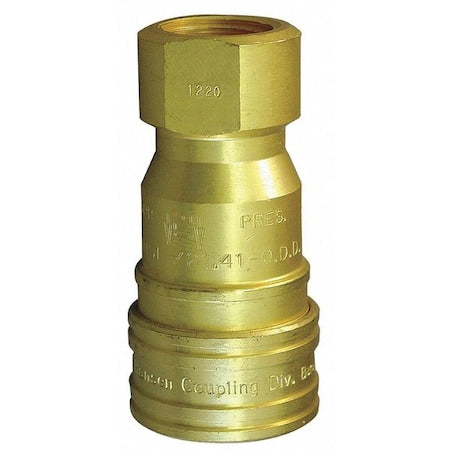 Coupler Body,(F)NPT,1/2,Brass