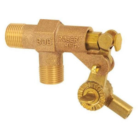 Float Valve,3/4 in.,Pipe,Brass,MNPT