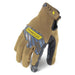 Command(TM) Mechanics Touchscreen Gloves, Silicone Palm, Polyester Back, XL, Brown