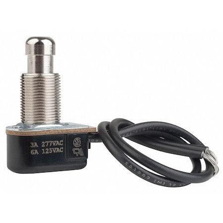 Miniature Push Button Switch, Extended, Momentary Action, Not Applicable Release, Non-Illuminated